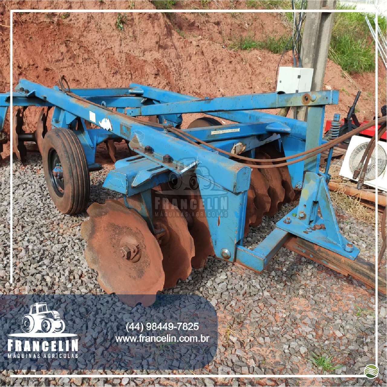 IMPLEMENTOS AGRICOLAS GRADE INTERMEDIÁRIA INTERMEDIÁRIA 18 DISCOS Francelin Máquinas Agrícolas UMUARAMA PARANÁ PR